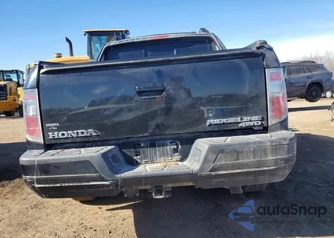 2012 Honda Ridgeline Rtl z USA, uszkodzony, nr VIN 5FPYK1F52CB456388